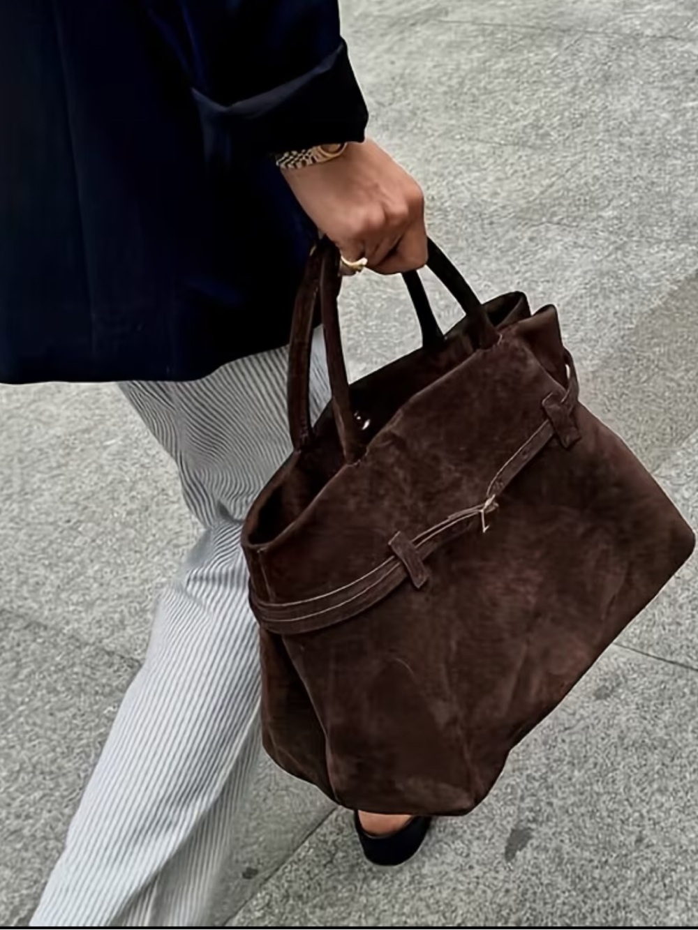NWT VICI Aleenah Suede Slouchy Tote